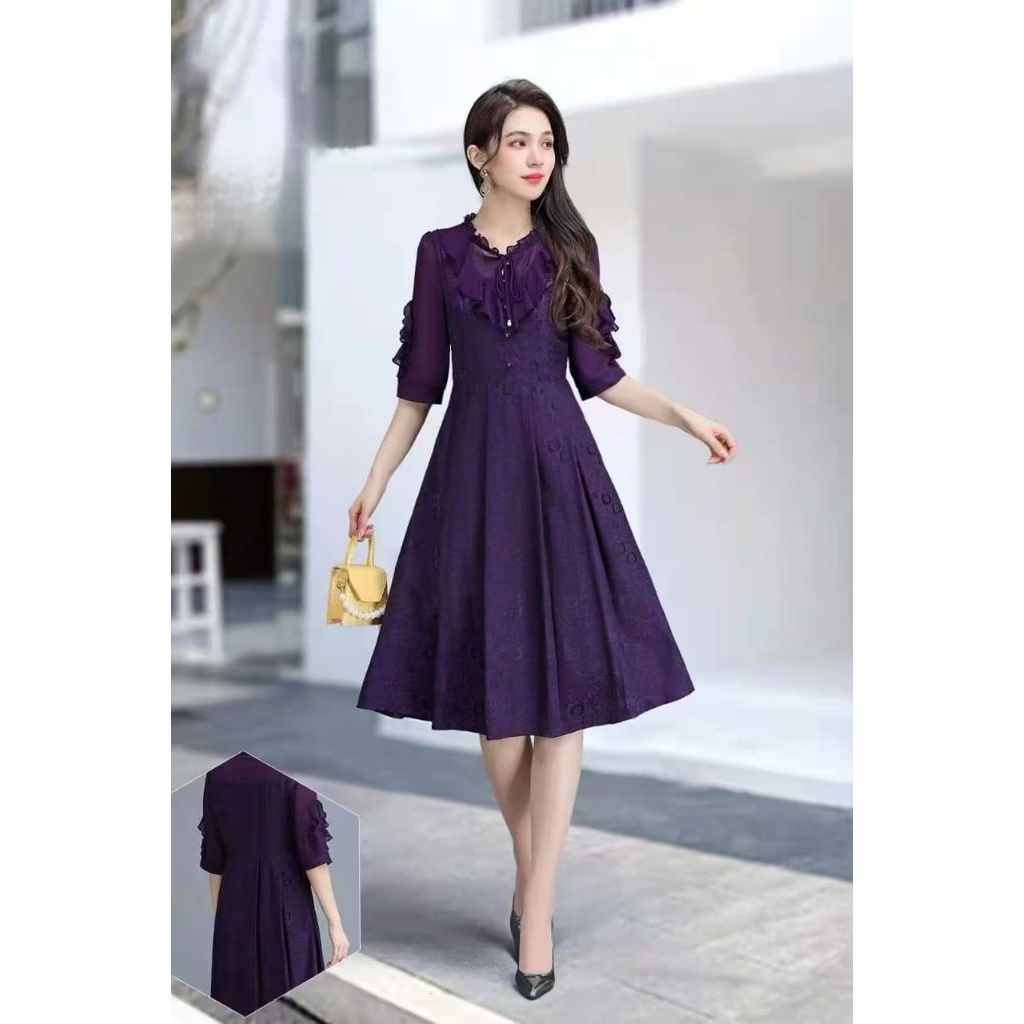 dress ungu duma