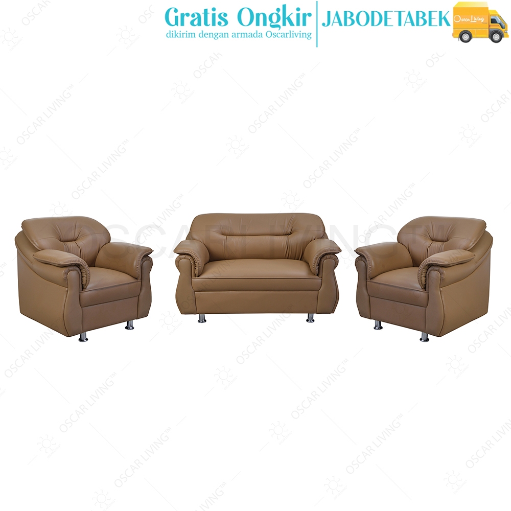 Sofa Xena 211 Dudukan Mocca Oscar - Khusus Jabodetabek
