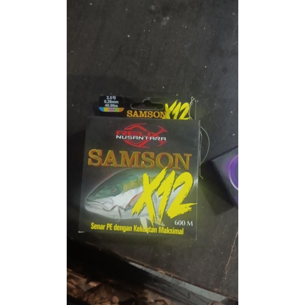 Relix Samson X12 600 Meter PE 2,5