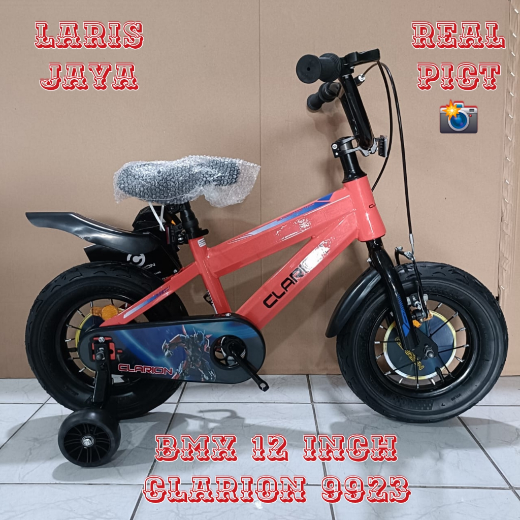 BONUS BELL SEPEDA ANAK BMX 12 IN CLARION BMX 12 BAN BESAR SEPEDA ANAK BMX 12 INCH PHOENIX ANGRIBIRDS
