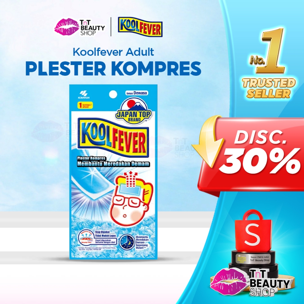 Koolfever Adult - Plester Kompres Demam Dewasa Penurun Panas | TnT Beauty Shop