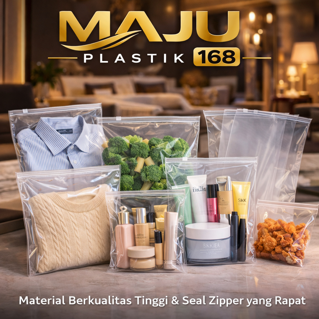Plastik Zipper Lock Tebal Bening 25 PCS – Ziplock Bag Serbaguna | Plastik Zipper Lock Bening Tebal 2