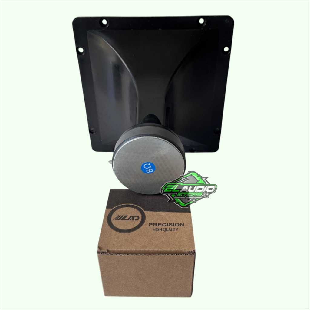 Paket Corong Horn Twiter 22x22 PVC + Driver Tweeter LAD LD-2543 Original