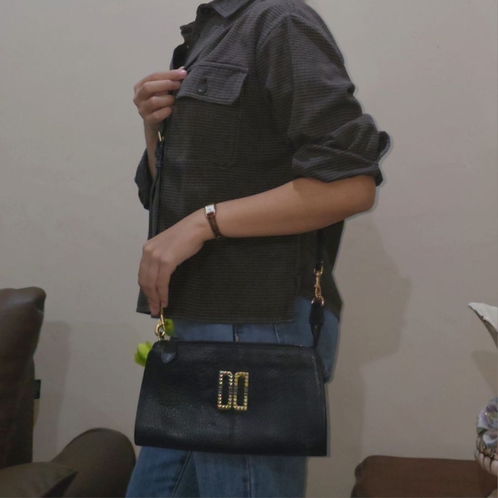 Tas Sling/Selempang Daks Preloved/Second