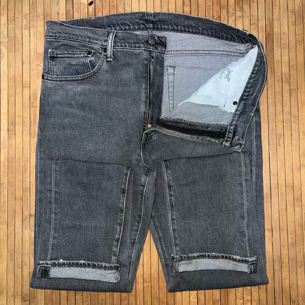 LEVIS 505 C SLIM FIT GRAY STRETCH DENIM JEANS