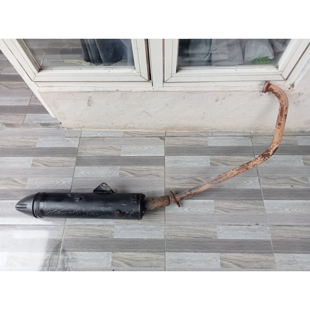 Knalpot satria Fu 150 euro scd  bobokan original second