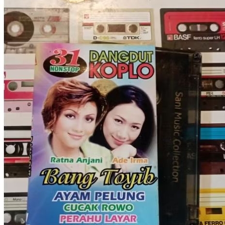 kaset pita disco dangdut ratna anjani dan ade irma  bang toyib