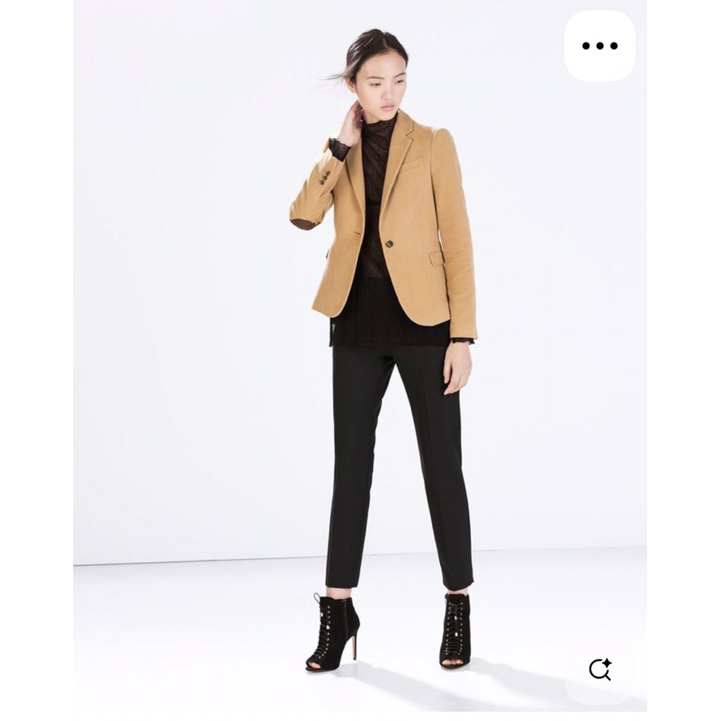 Zara blazer with patch on elbow