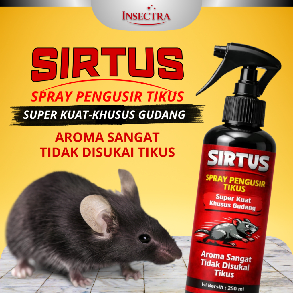 Spray Pengusir Tikus Antikus 250ml - Aman, Efektif, Praktis