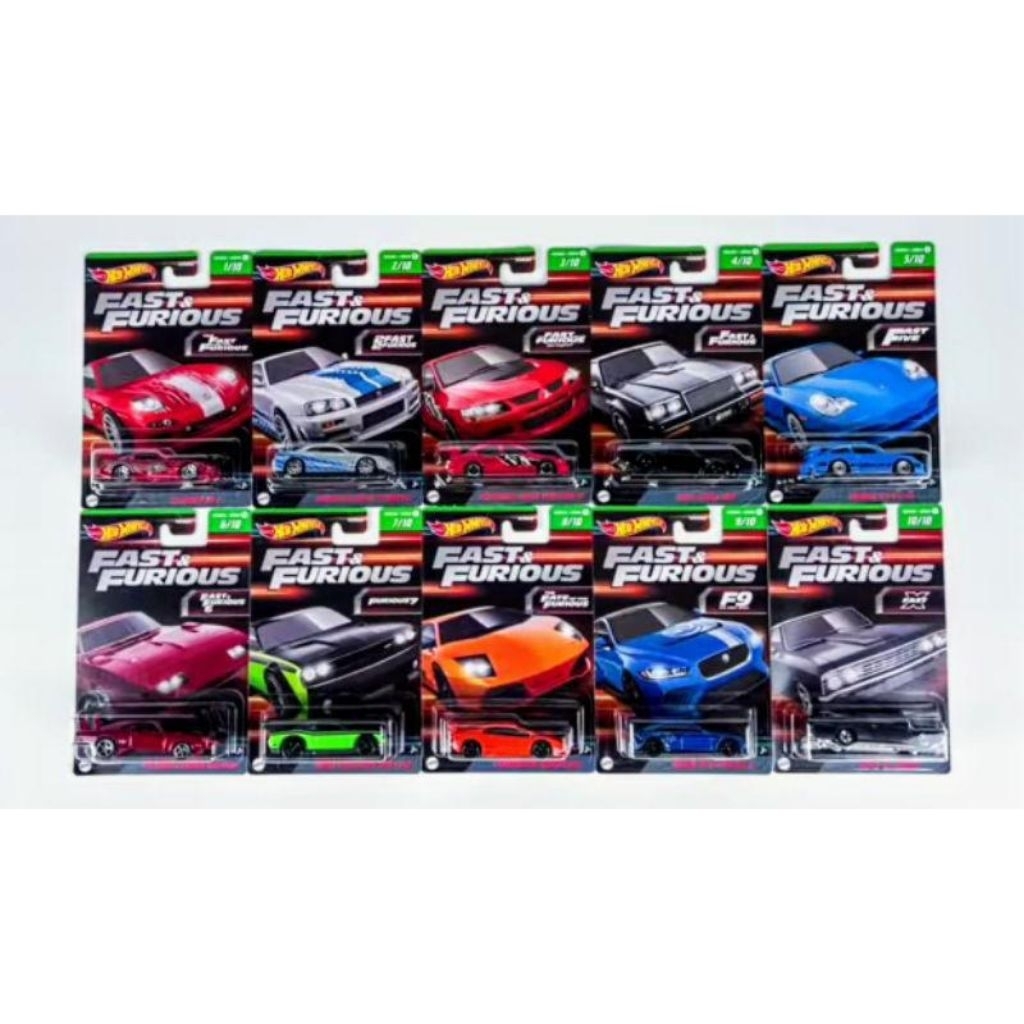 HOT WHEELS FAST AND FURIOUS WAVE 2 SERIES