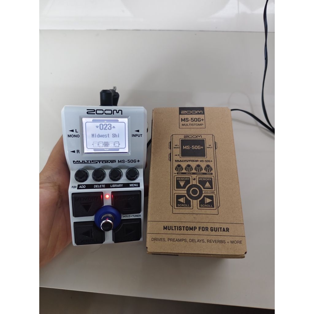 Zoom MS-50G+ Efek Gitar Digital Multiefek Bekas Second Preloved Fullset
