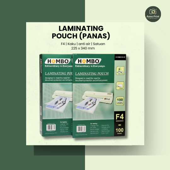 Anno Print - Plastik Laminating Panas Kaku Hombo ukuran A4 dan F4