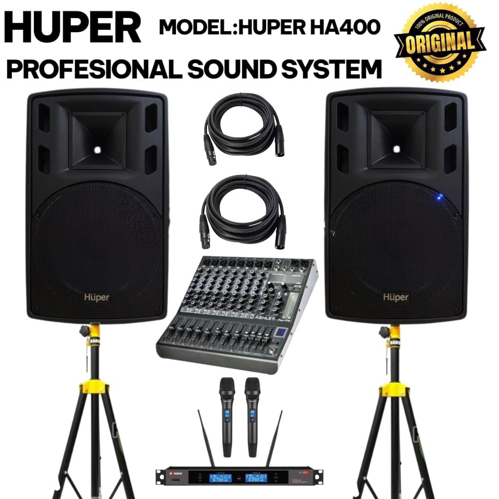 Speaker Aktif HUPER 15 HA 400 (15inch) ORIGINAL