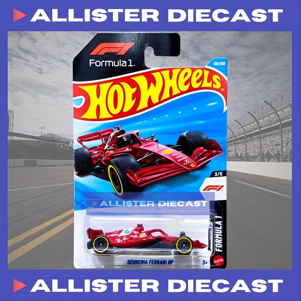 Hot Wheels Scuderia Ferrari HP Merah Hotwheels Scuderia Ferrari HP Red HW Formula 1 Hot Wheels Ferra