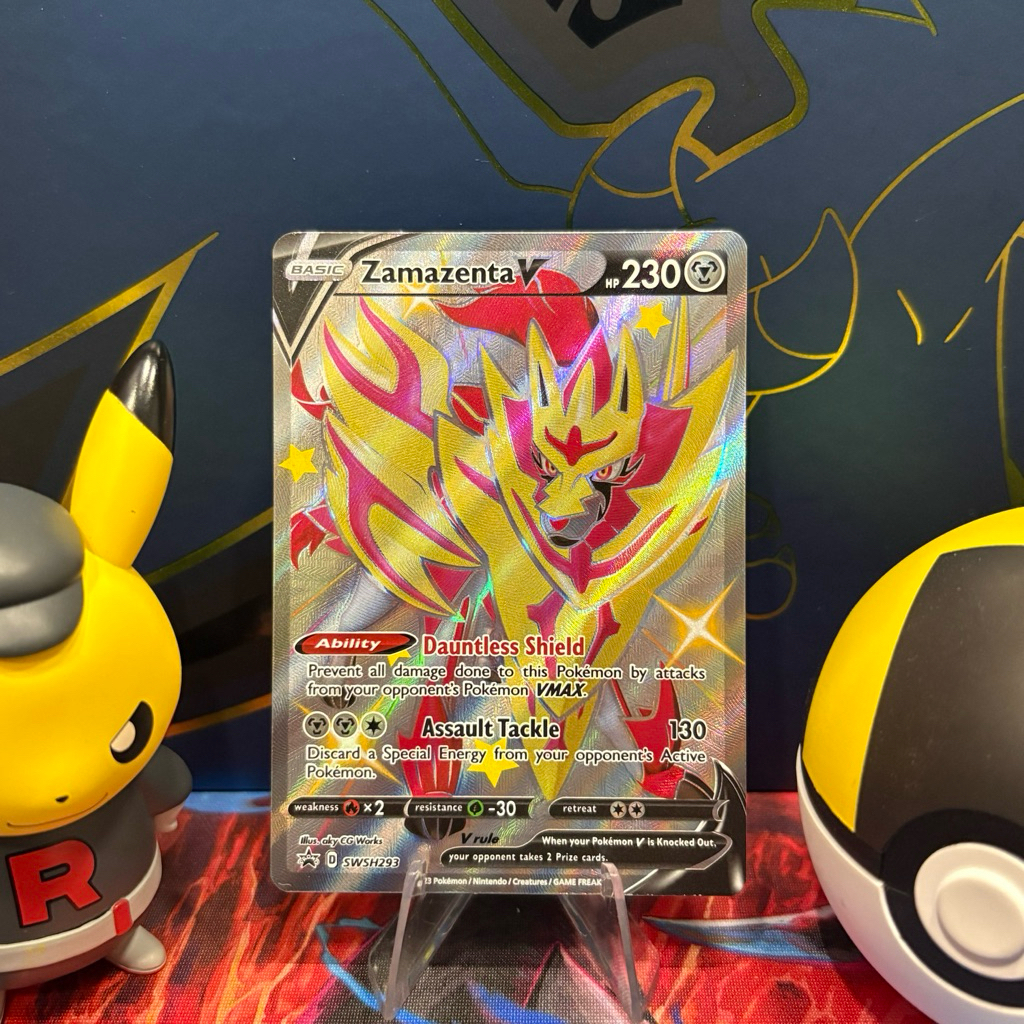 Zamazenta V SWSH293 ENG - Black Star Promo - Sword and Shield Promo - Pokemon TCG