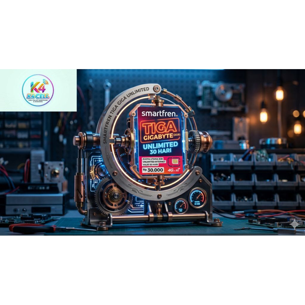 Perdana Smartfren Tiga Giga byte Unlimited ON-Internet Nonstop dan Nelpon Gratis