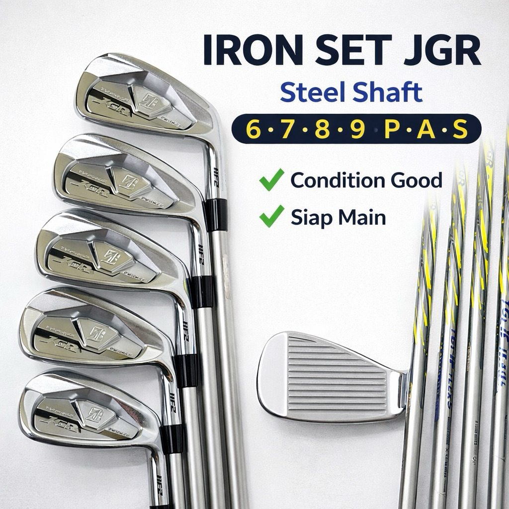 Iron Set Golf Bridgestone JGR Tour B Bekas Original 7Pcs