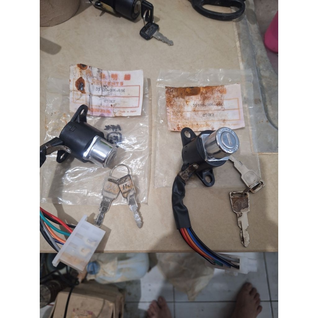 kunci kontak switch ignition honda c70 c 70 nos japan