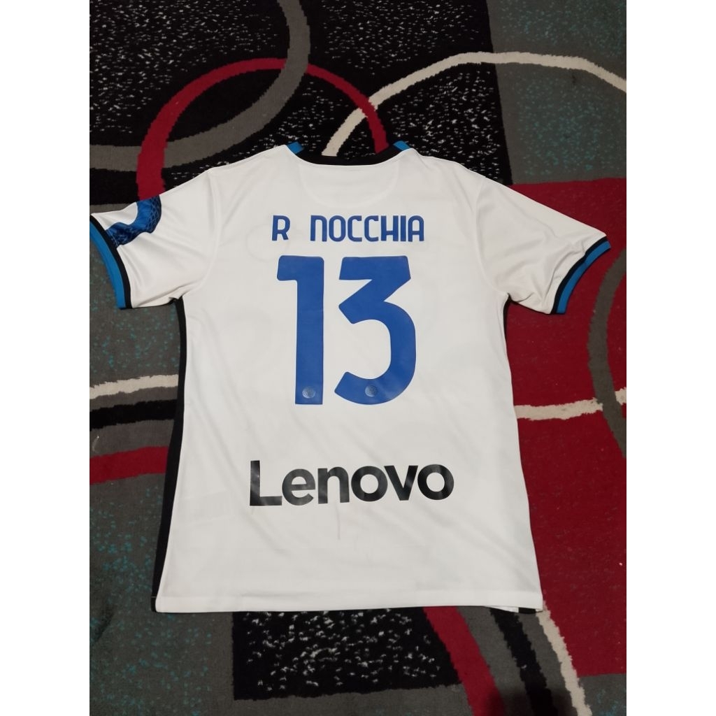 Jersey Inter Milan away season 2021/2022 - Andrea Ranocchia #13 short sleeve version size L