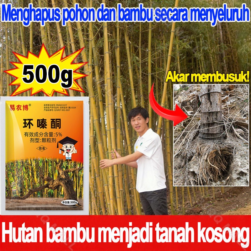 Racun Bambu Paling Ampuh Original Racun Pohon Besar Herbisida Tree Killer Weeds,Shrubs,Pohon Besar B