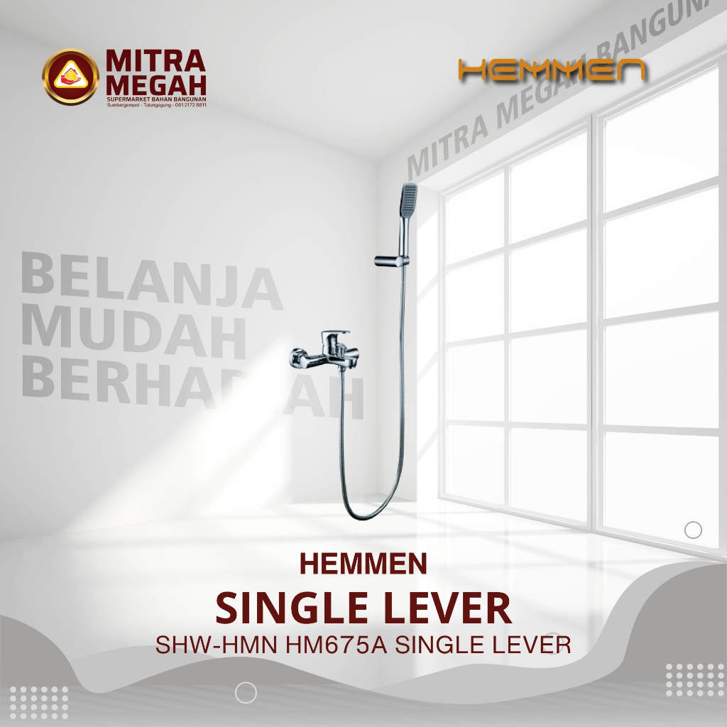 SHW-HMN HM675A SINGLE LEVER SHOWER/BATH MIXER WITH HAND SHOWER