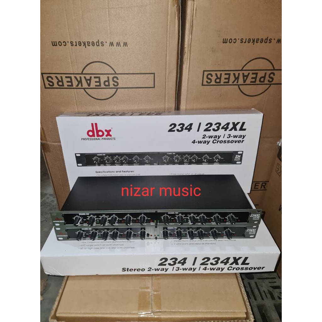 Crossover DBX 234 XL / DBX 234 XL Crossover Active / DBX 234 XL Stereo 2/3/4 Way