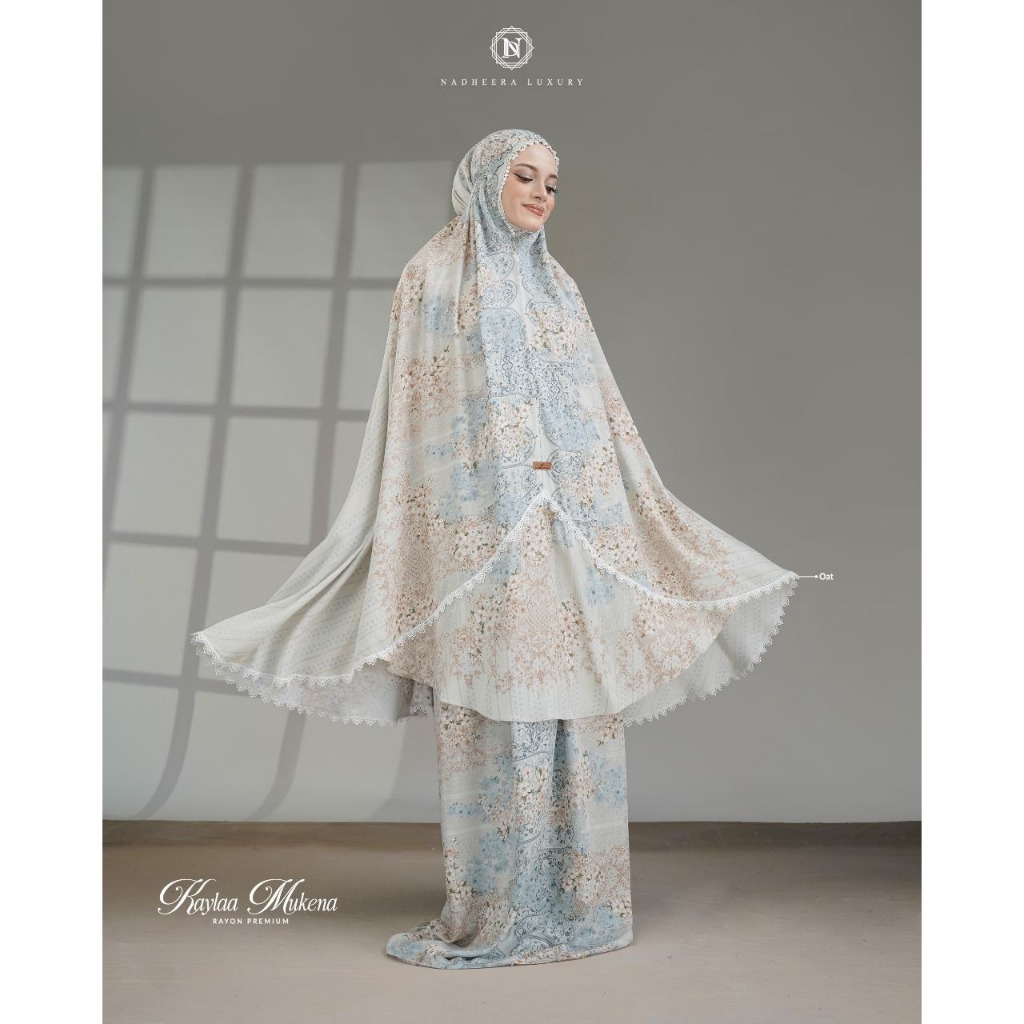 Nadheera Luxury Kaylaa Mukena set Rayon premium
