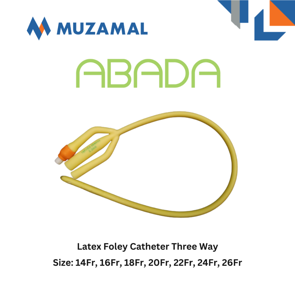 ABADA Latex Foley Catheter 3 Way