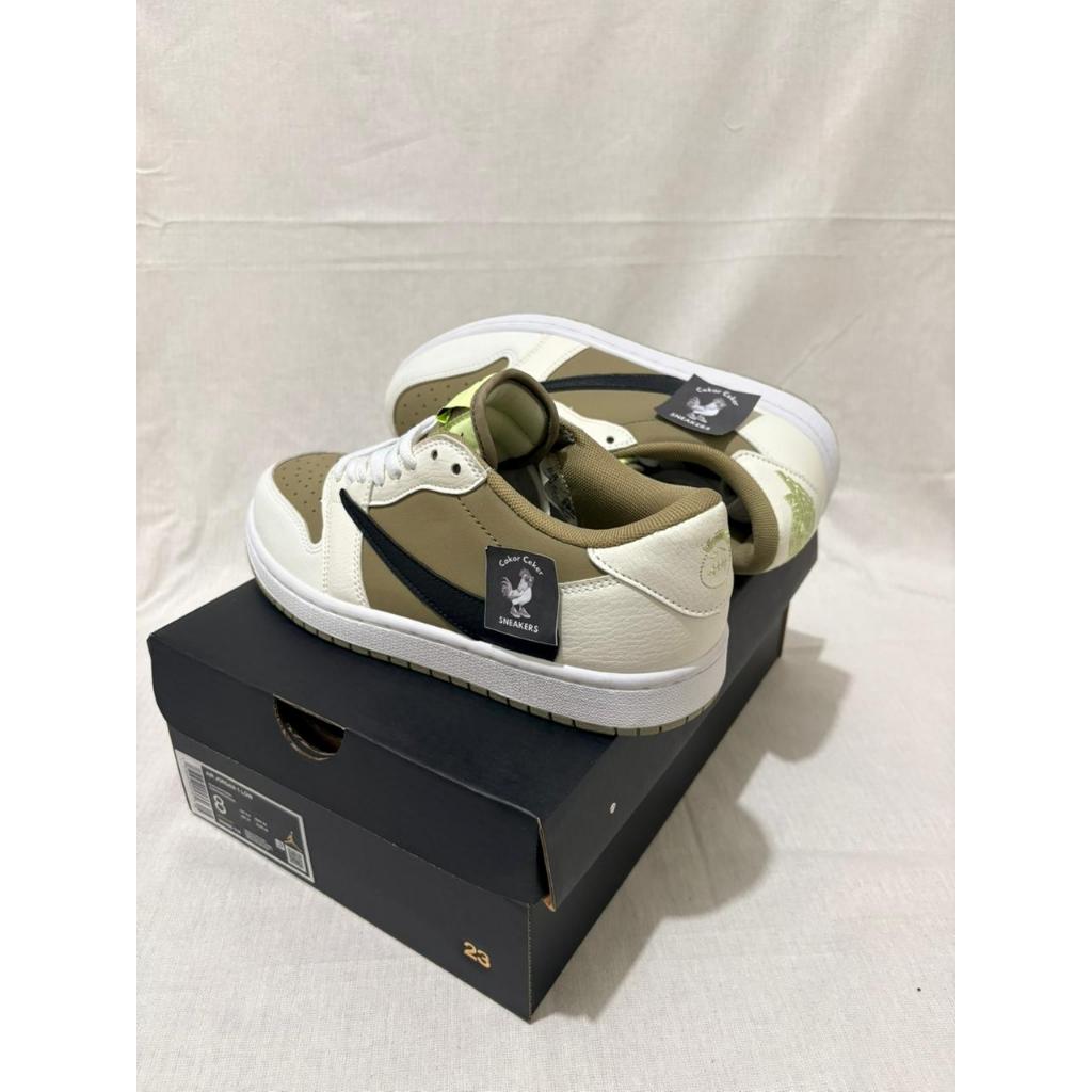 AJ 1 Low Golf Olive Sepatu Sneakers