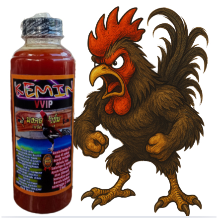 Kemin Merah Ayam Bangkok Aduan VVIP / Kemin Ayam Aduan