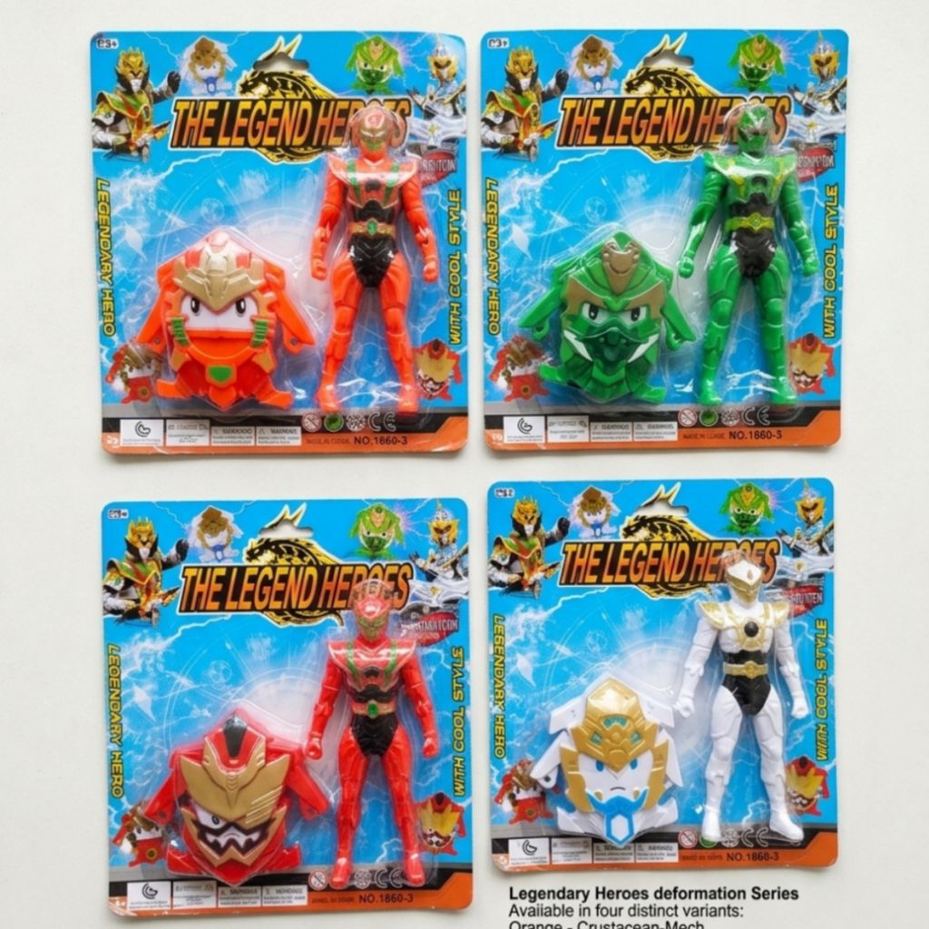 mainan robot figure Legend Hero set the legend Hero