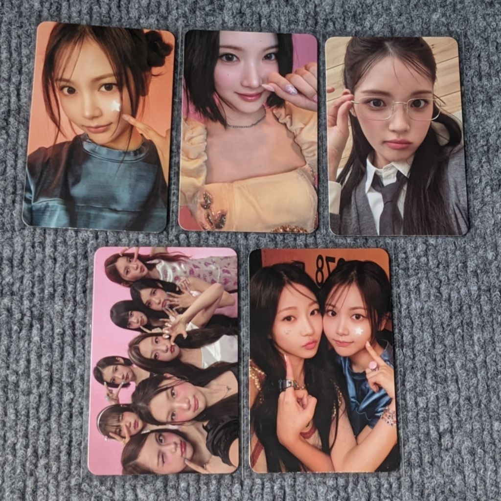 PHOTOCARD HEARTS2HEARTS OFFICIAL, PHOTOCARD CARMEN, PHOTOCARD JIWOO OFFICIAL, PHOTOCARD YUHA,PHOTOCA