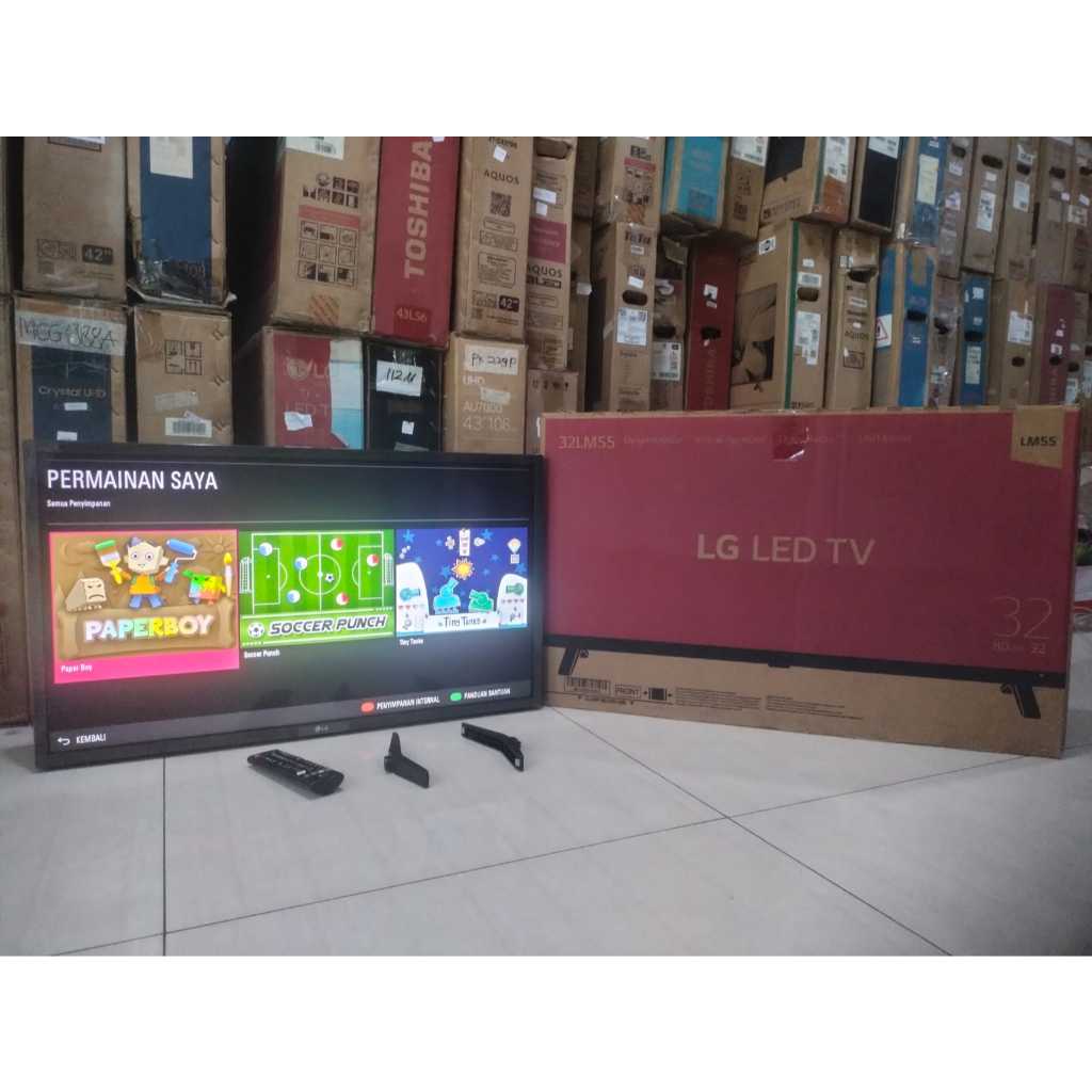 TV LED LG DIGITAL 32 INC SIAP PAKAI TANPA STB KONISI BEKAS MASIH SEGEL (7248r)