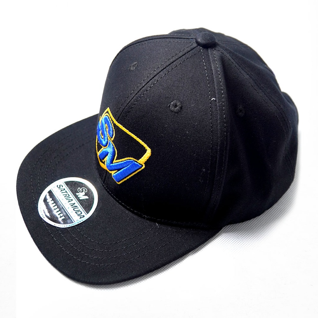 Satria Muda Bandung Official Cap – Topi Basketball SM Hitam