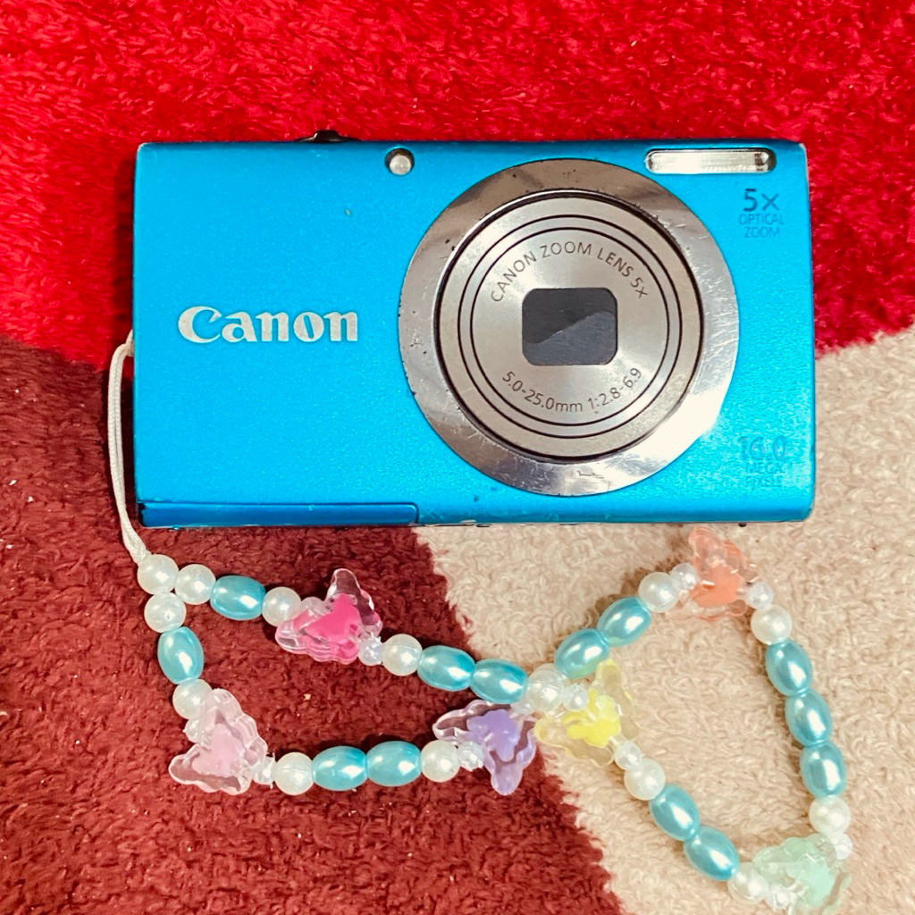 KAMERA  DIGICAM  CANON A2300 BIRU NORMAL SECOND GARANSI