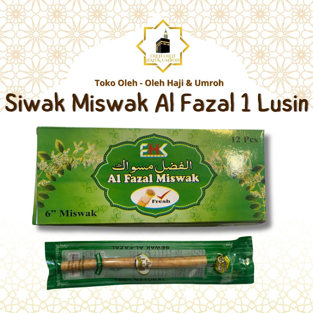 SIWAK MISWAK AL FAZAL 1 LUSIN SIWAK SUNNAH  RASULULLAH SIWAK KERING SIWAK MISWAK SIWAK 1 BOX SIWAK A
