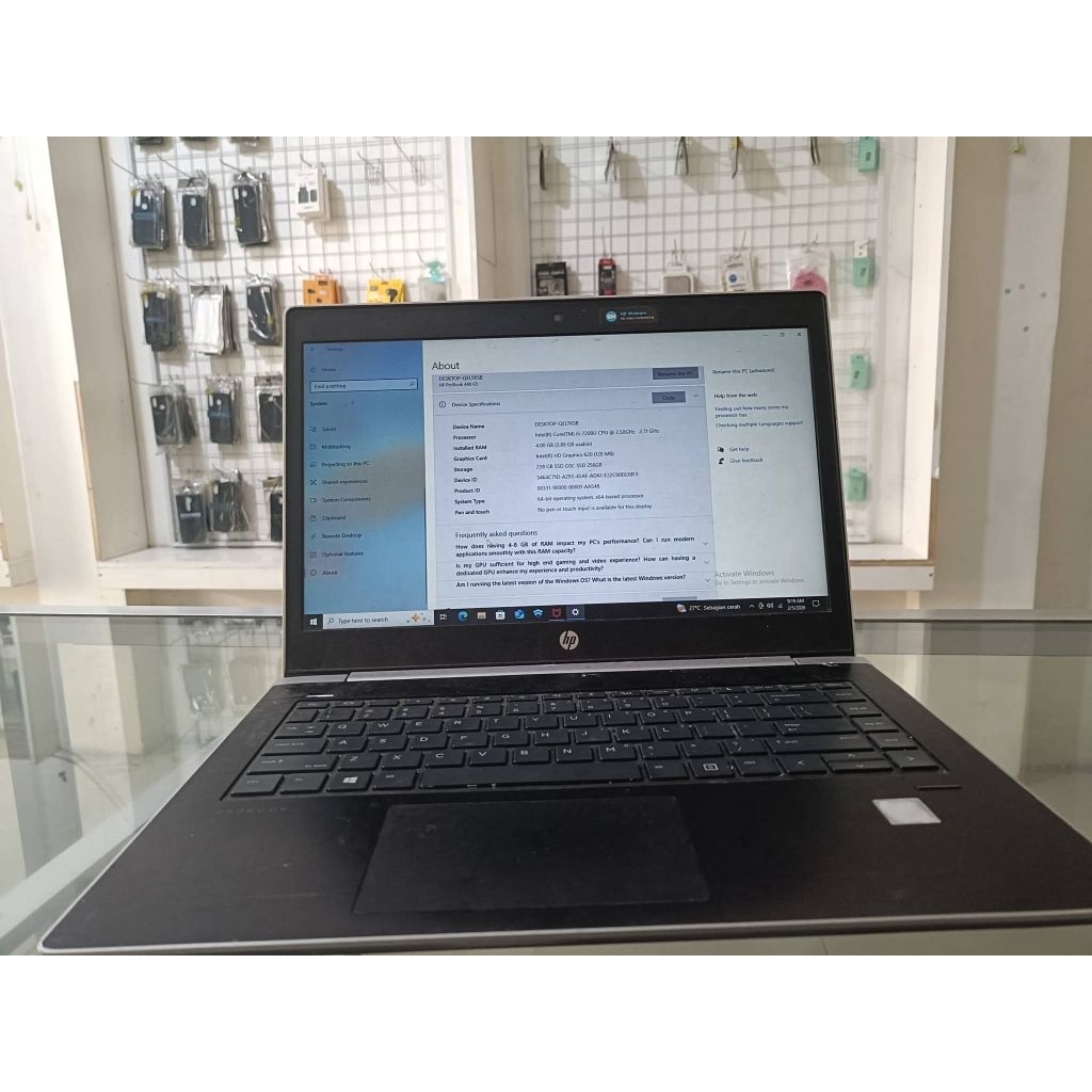 Laptop HP Probook 440G5 4gb
