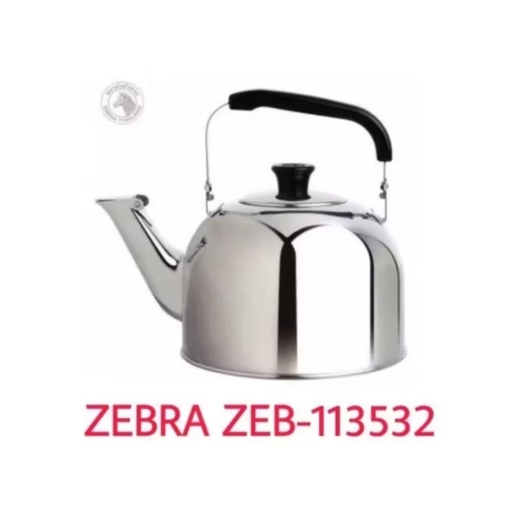 Teko Bunyi ZEBRA 4 Liter Bella 113532 Stainless Steel - Kettle Whistle