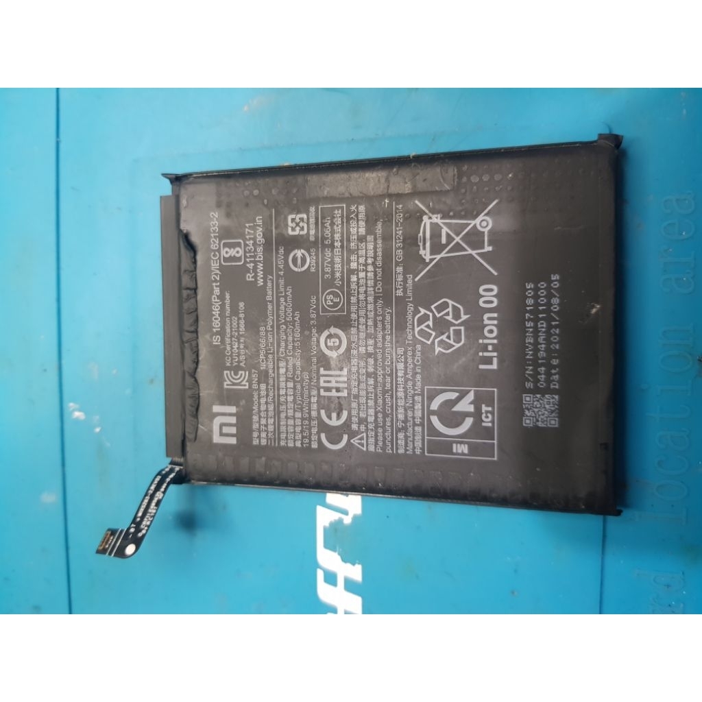 Baterai Poco X3 Pro ori copotan