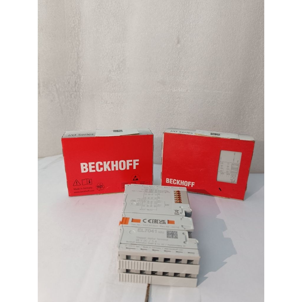 Beckhoff EL7041-0052 Stepper Motor Terminal 48V DC / 5A – Original Germany