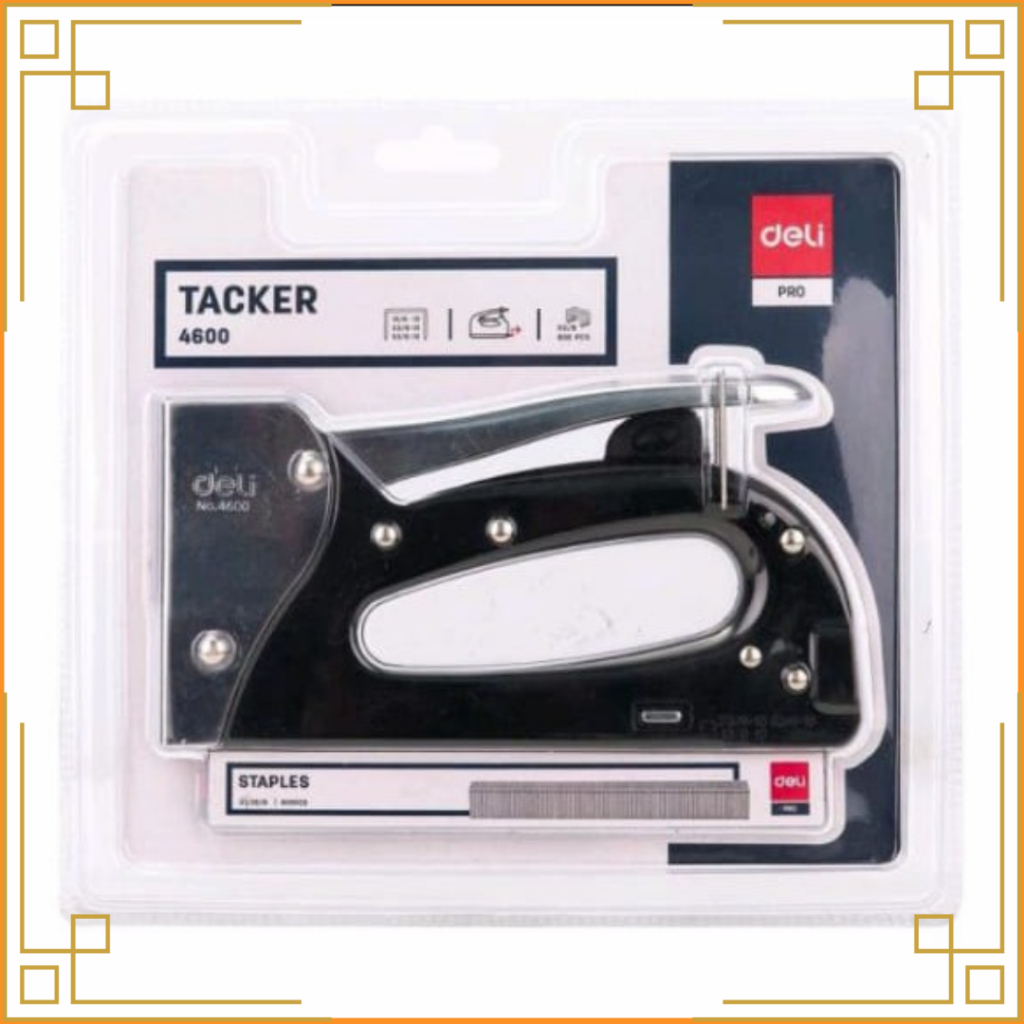 DELI Stapler tembak Tacker 4600