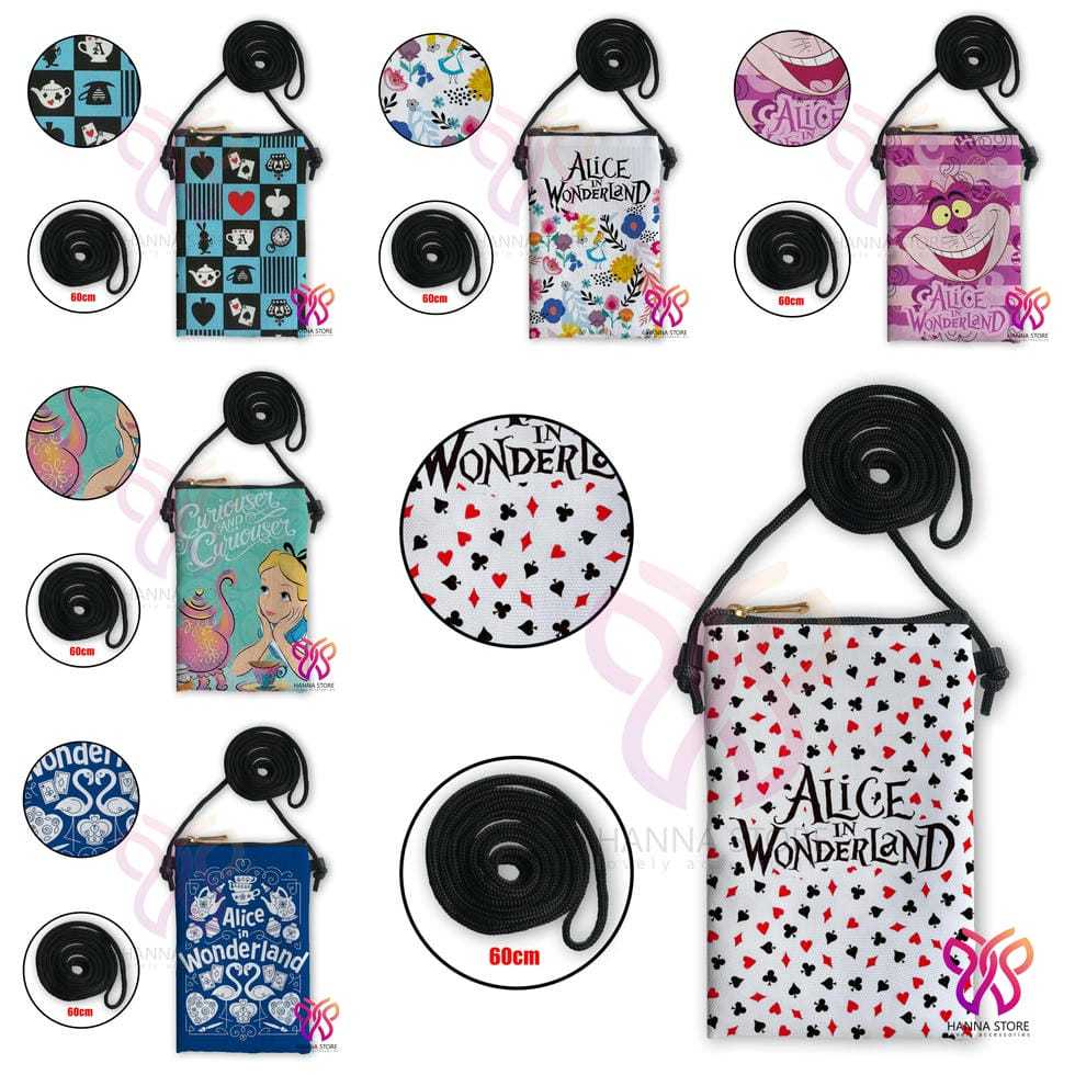 Tas Sling Bag Alice in Wonderland