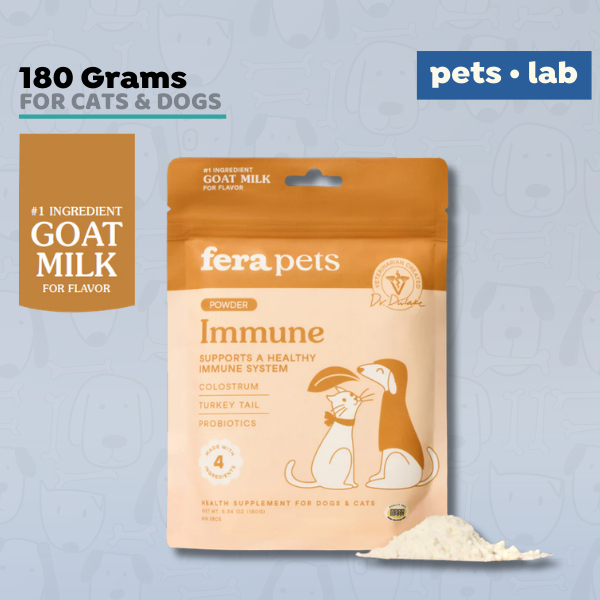 Fera Pet Organics Immune Goat Milk Colostrum Probiotik Anjing Kucing