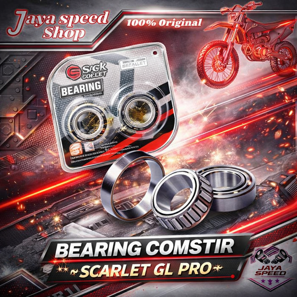 " Scarlet Racin " Bearing Comstir { GL Pro } Bearing Komstir GL MX WIN TIGER
