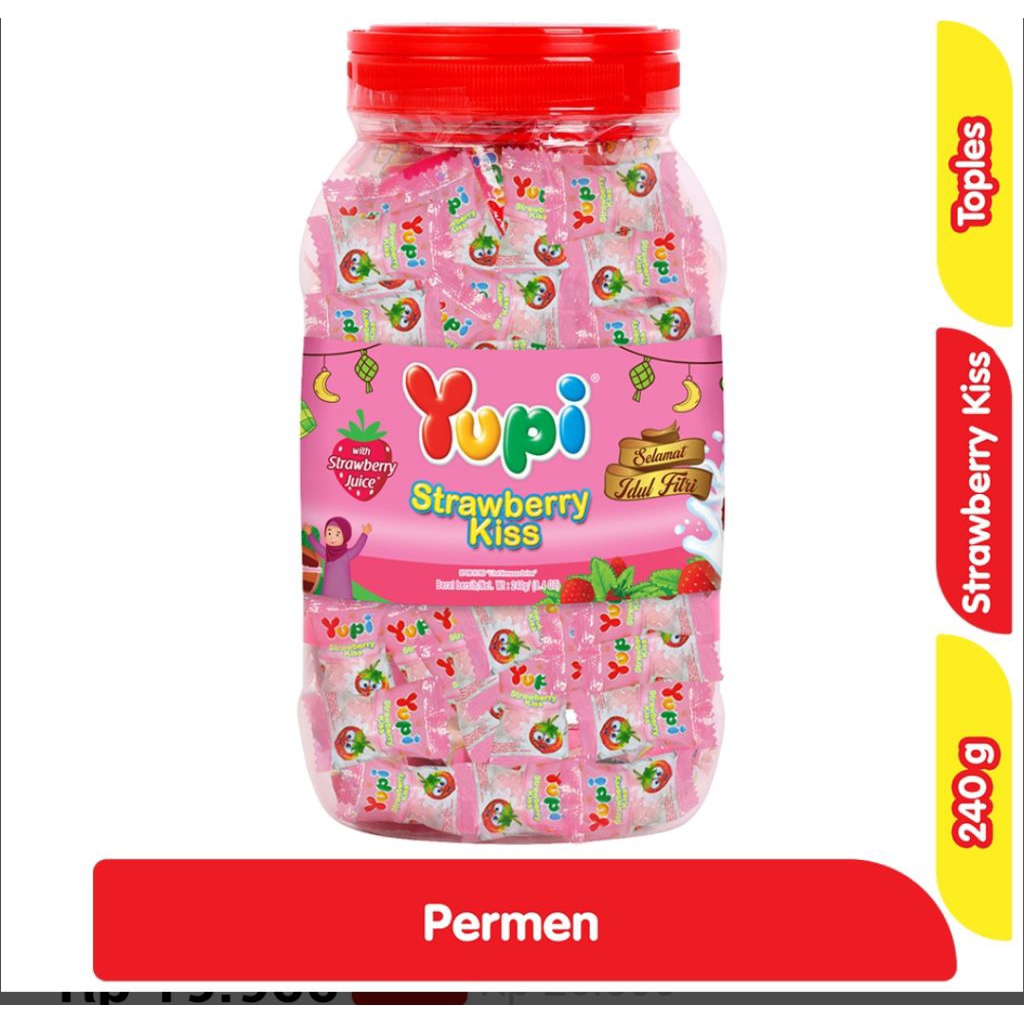 Yupi Kiss Toples Permen Lebaran