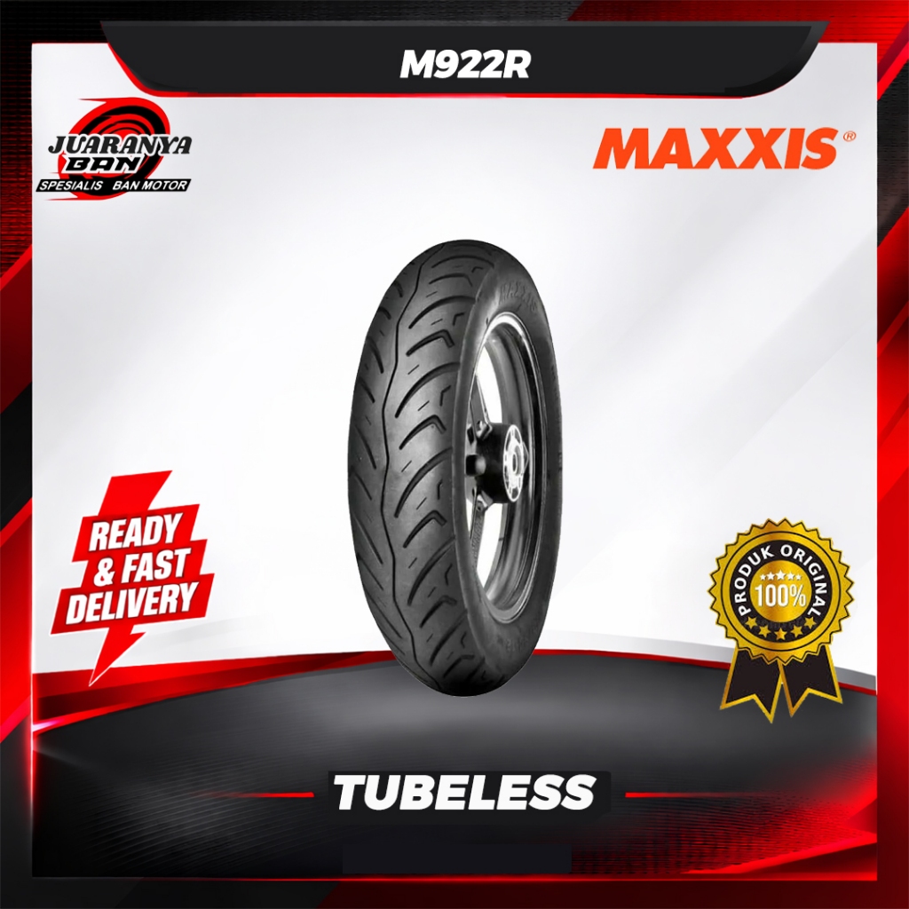 Ban motor matic Maxxis M922R 110 90 12 scoopy tubeless