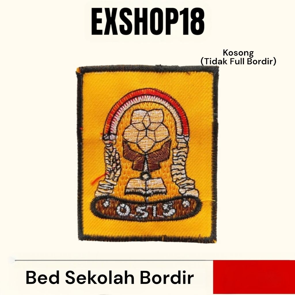 Bed Sekolah Osis SMP Bordir / Emblem Bet Osis Bordir / Logo Osis Sekolah