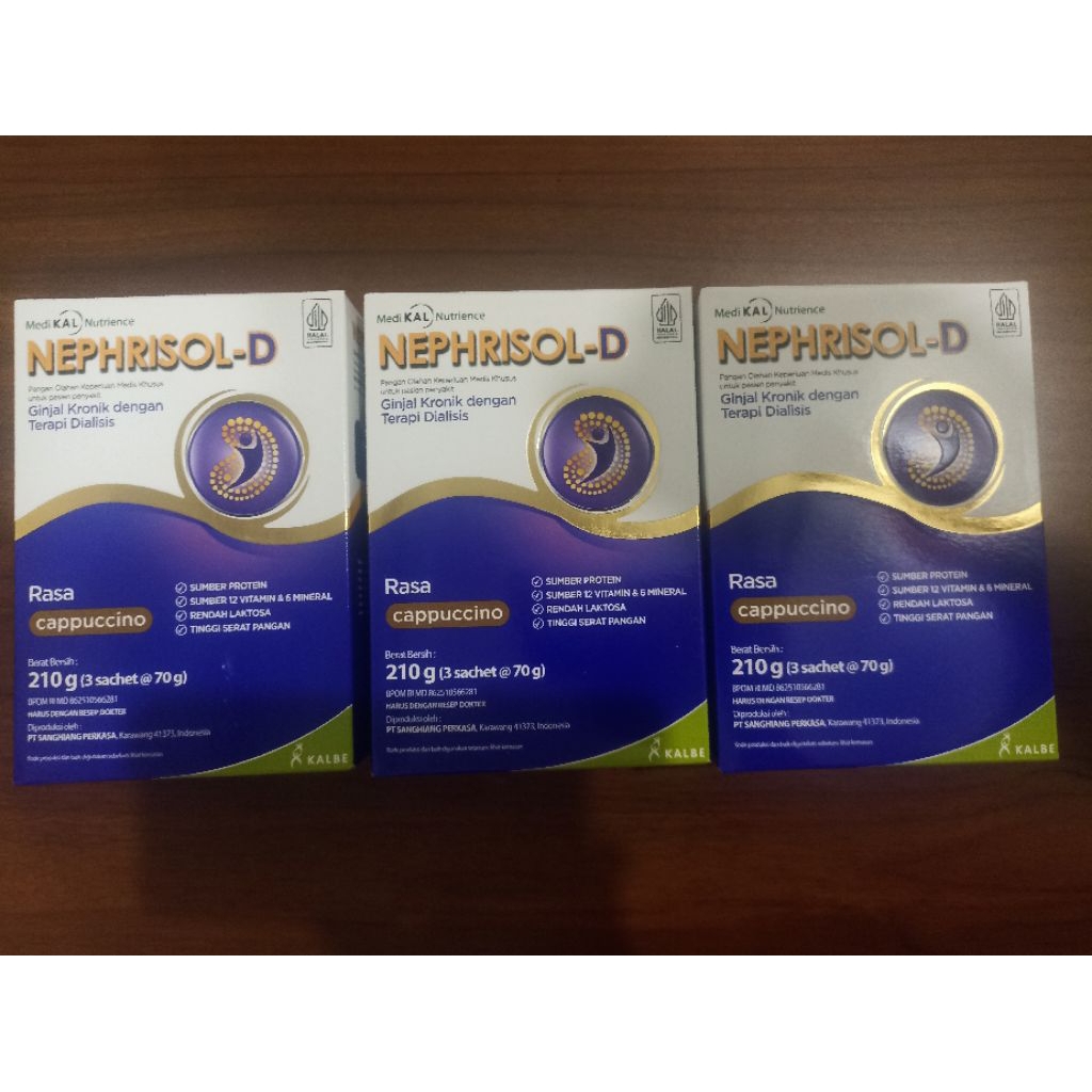 Nephrisol-D 210 gram Bundle (3 Box) Original ED Jauh