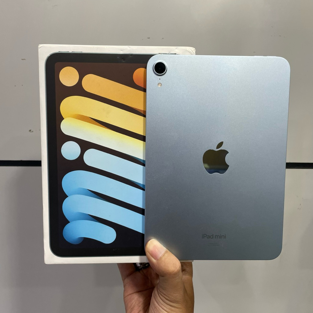 ipad mini 7 128gb a17 pro wifi only eks inter second bekas mulus terawat fullset original