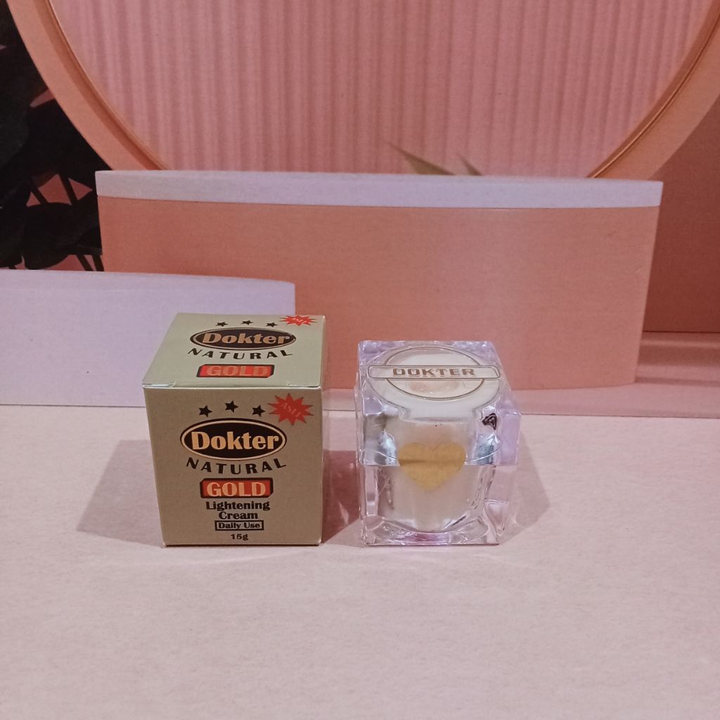 BPOM - Dokter Natural Gold Lightening Cream 15g CV Herlina Indah